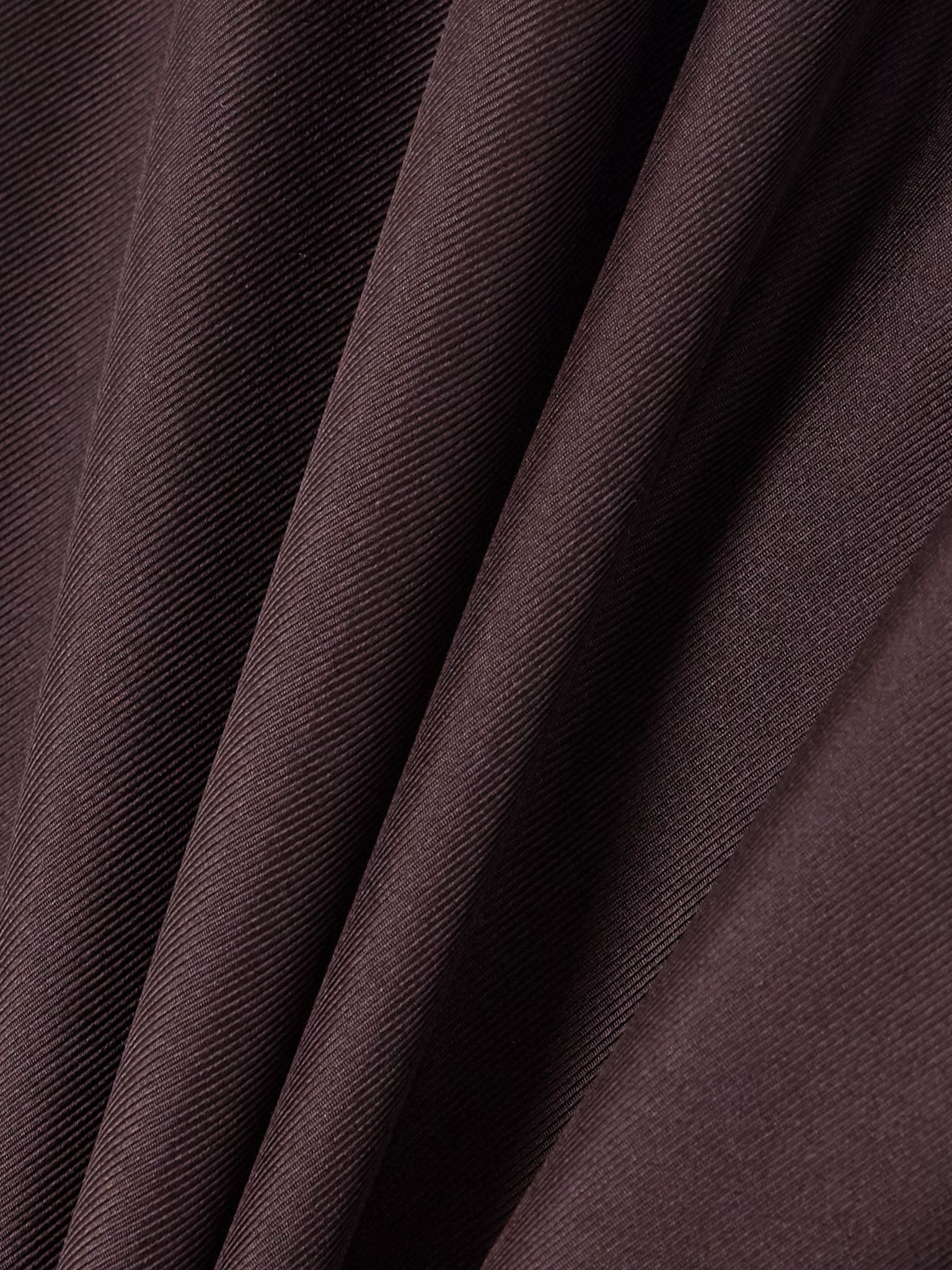 Alera silk-twill wide-leg pants Brown - 4