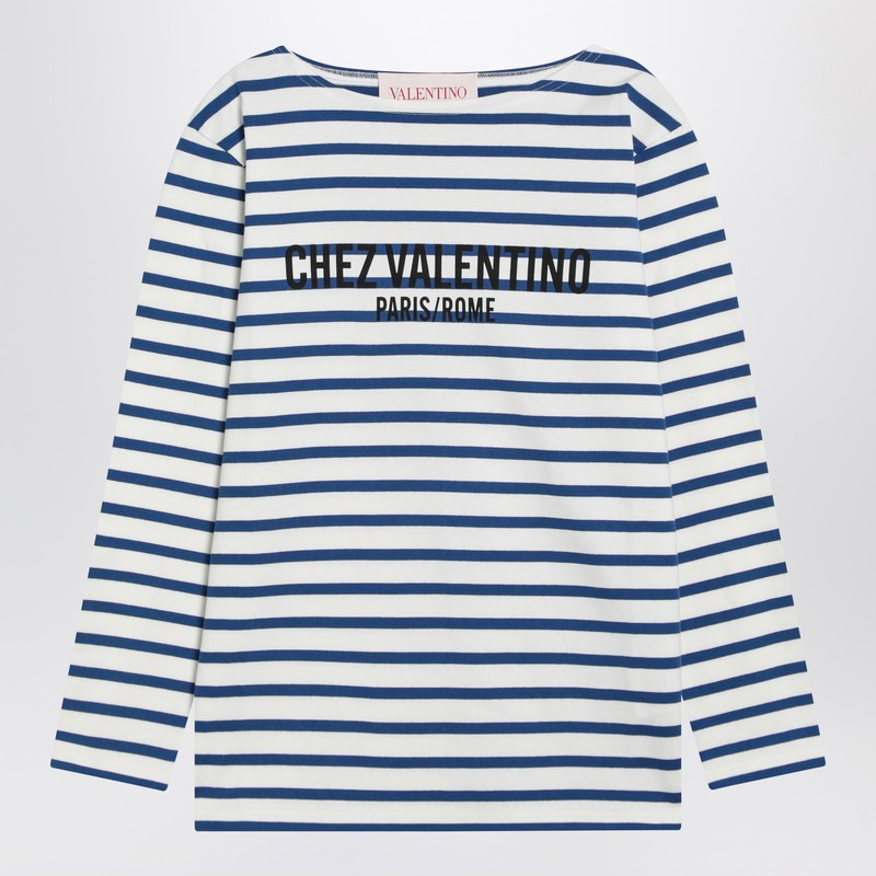 Chez Valentino print t-shirt - 1