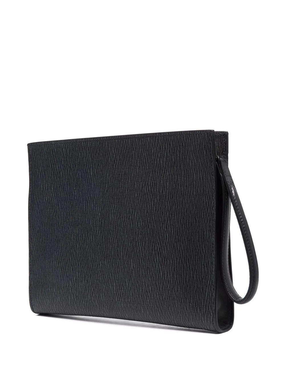 embossed-logo clutch bag - 3