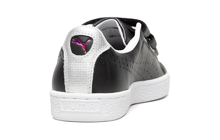 (WMNS) PUMA Basket Strap Explosive 'Black White' 362741-01 - 5