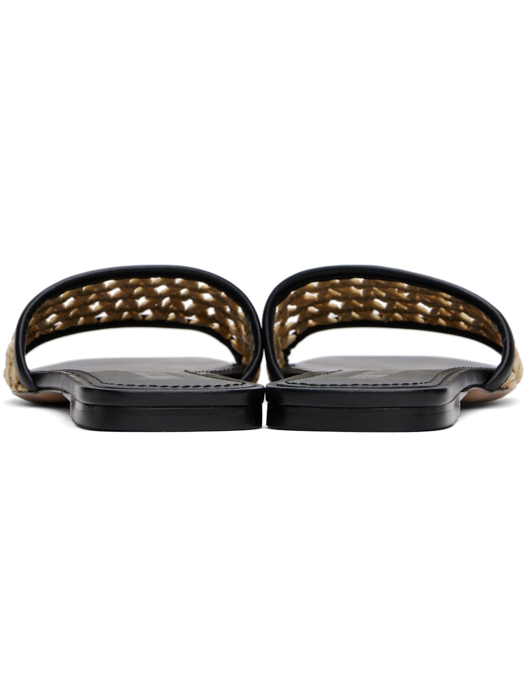 Beige & Black Sanremo Sandals - 2