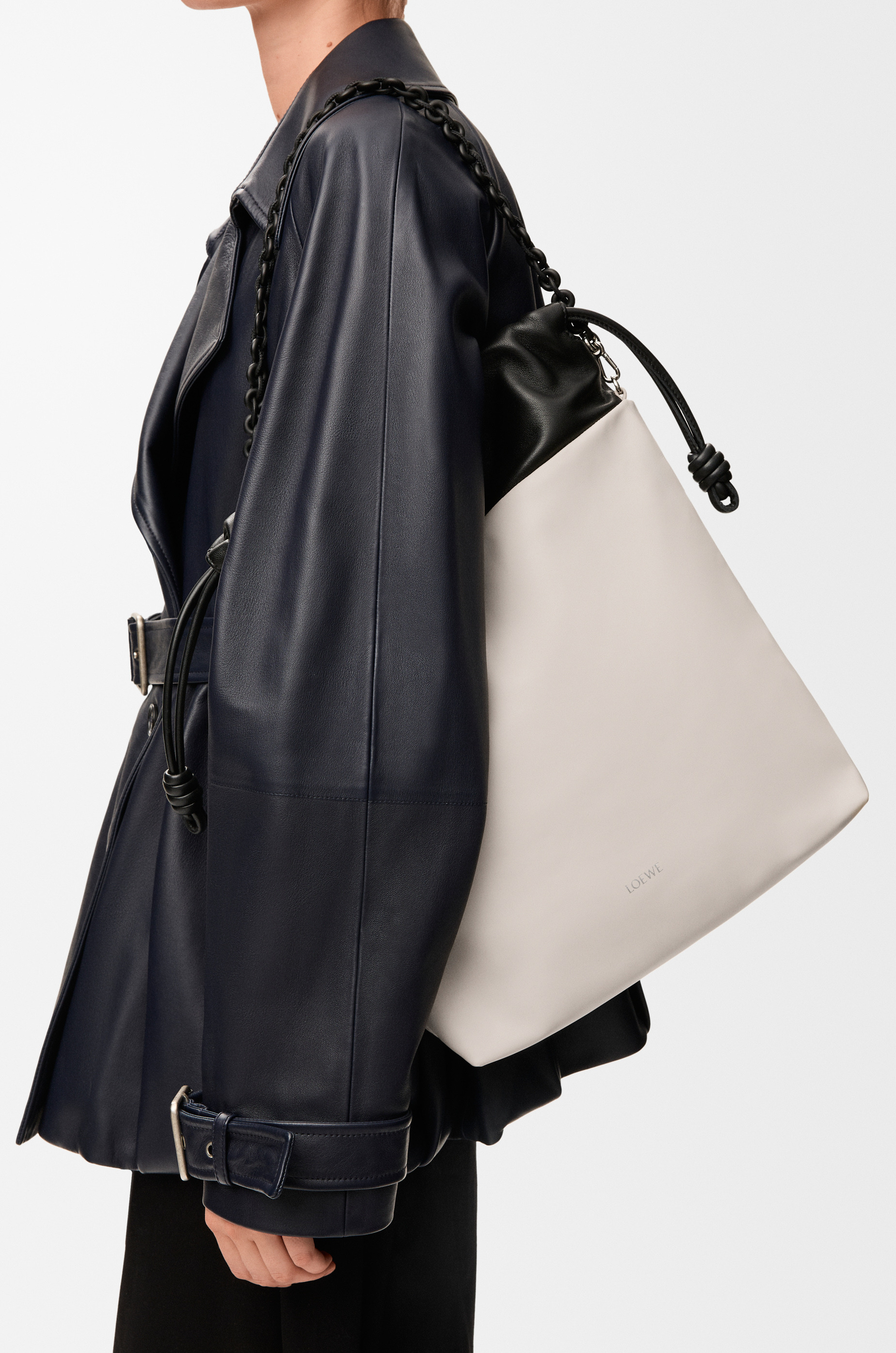 Flamenco purse tote in mellow nappa lambskin - 3