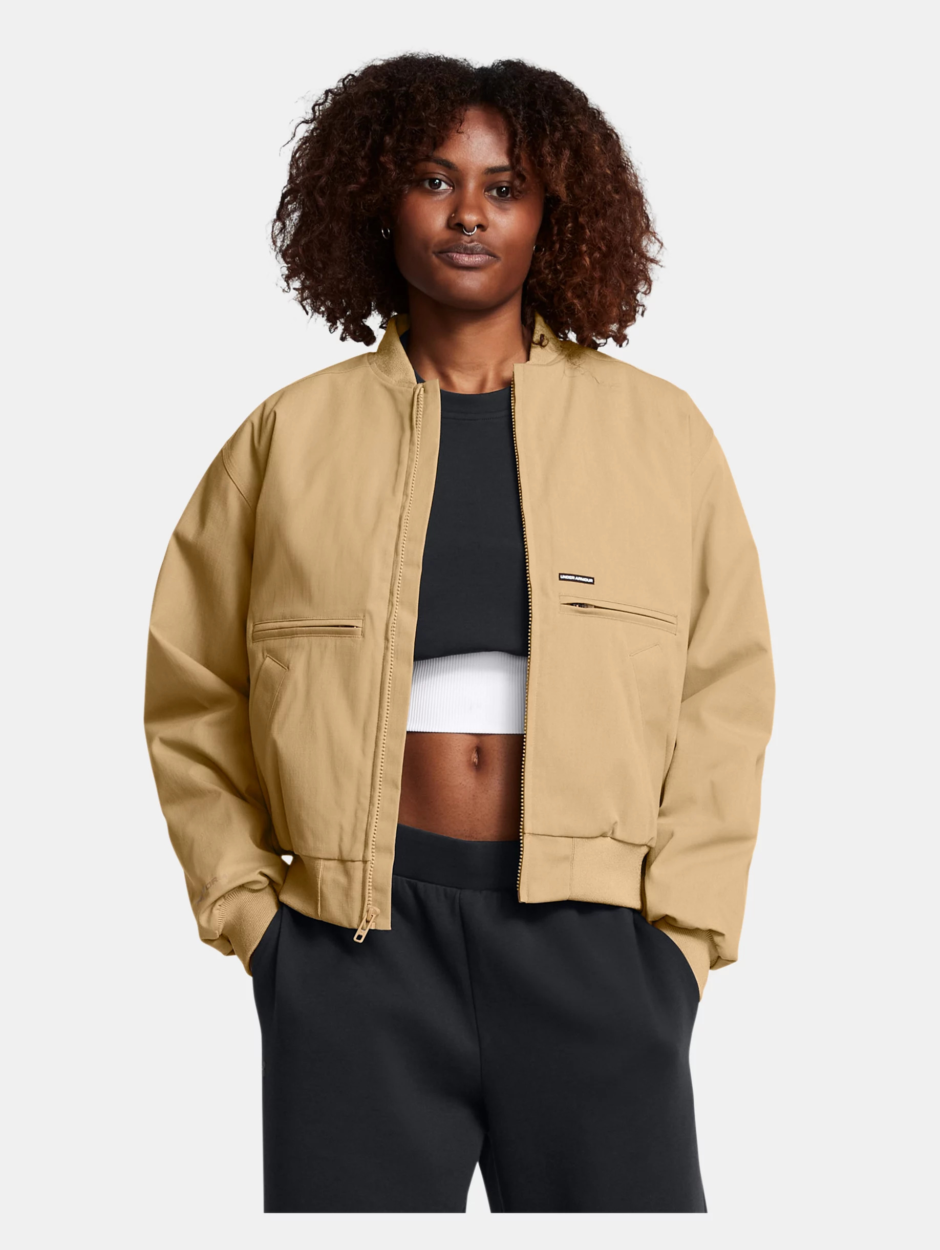 Women's UA Expanse Fleece-Lined Bomber Jacket - 2