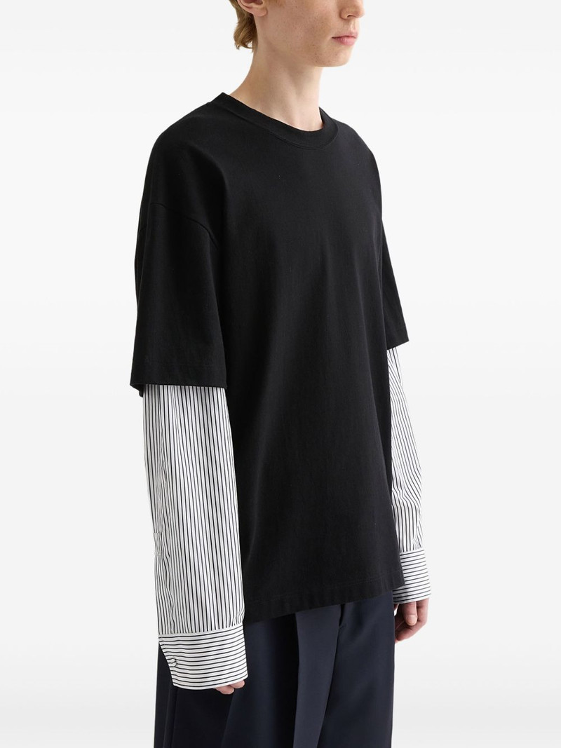 Jil Sander striped long-sleeve T-Shirt outlook