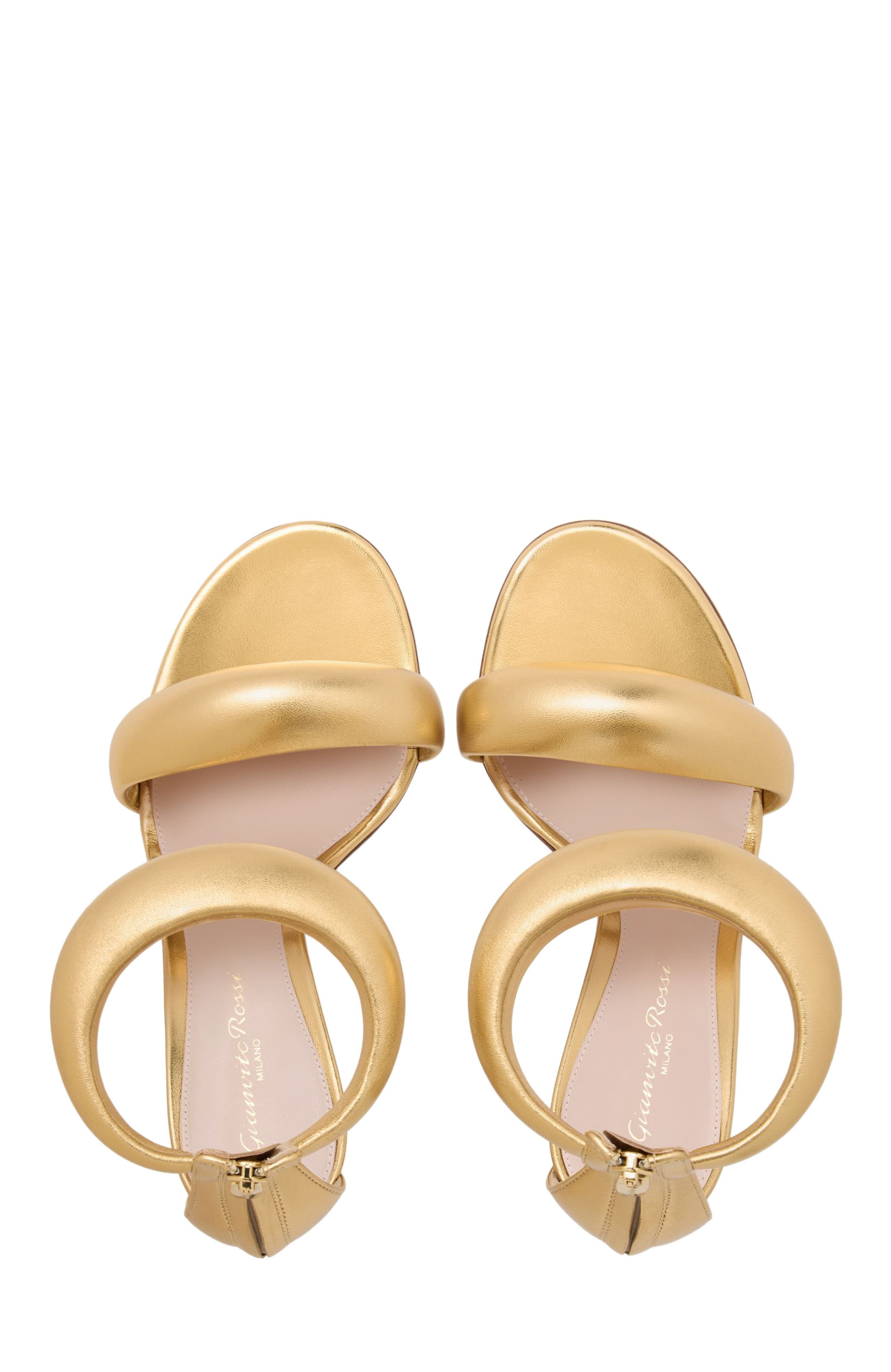 Gianvito Rossi Bijoux Sandals in Gold at Nordstrom - 3