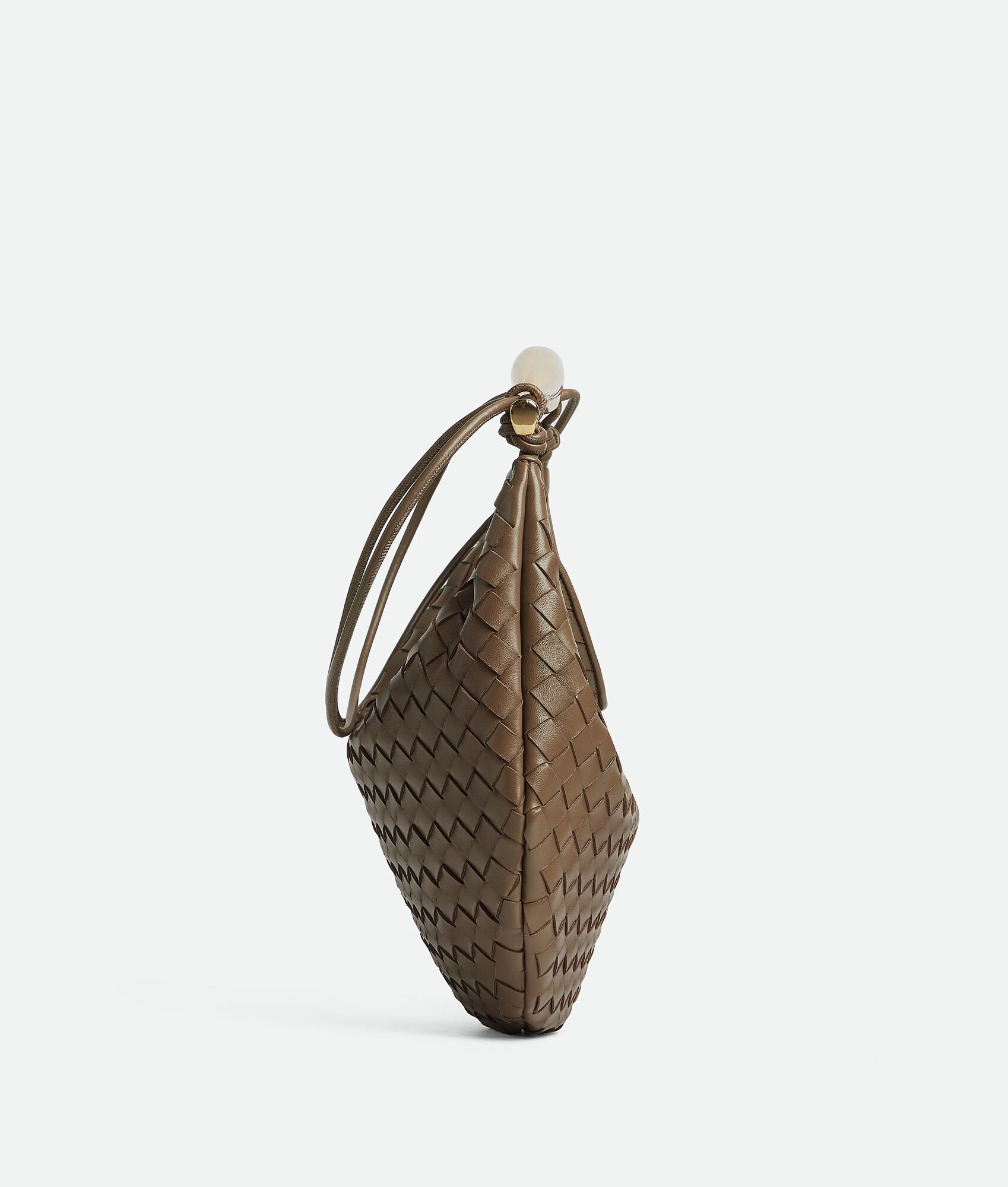 Bottega Veneta Patti Intrecciato Leather Shoulder Bag