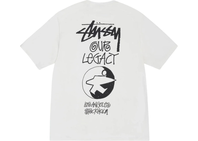 Stüssy Stussy x Our Legacy Work Shop Surfman Pigment Dyed Tee Natural outlook