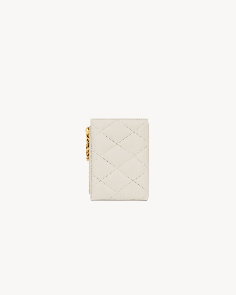 SAINT LAURENT CASSANDRE BIJOU BI-FOLD WALLET IN LAMBSKIN outlook