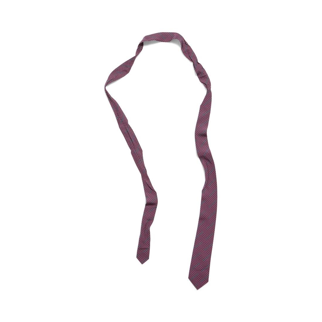 Men's Tie  in Burgundy - 3