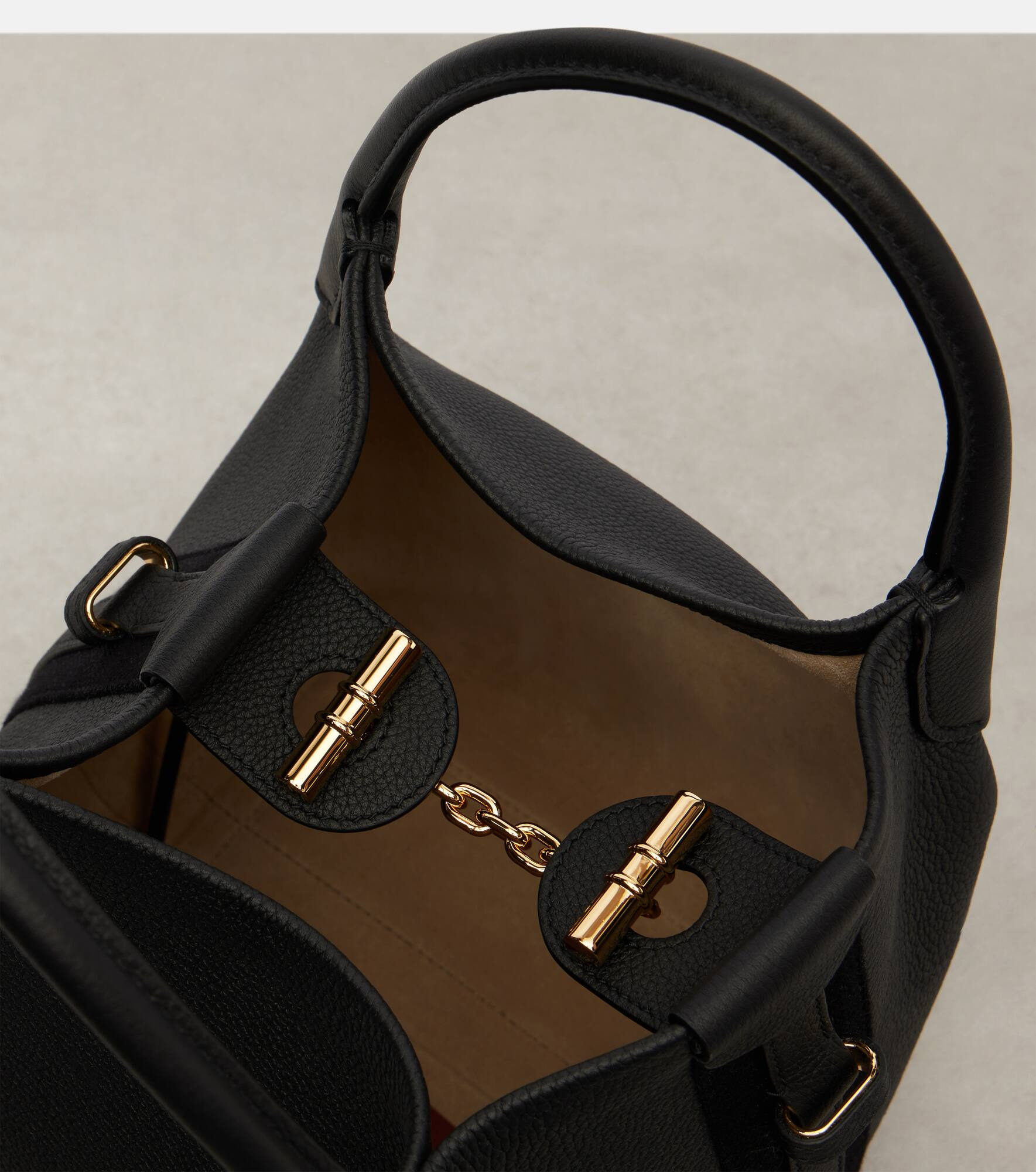 Bale Small leather bucket bag - 3