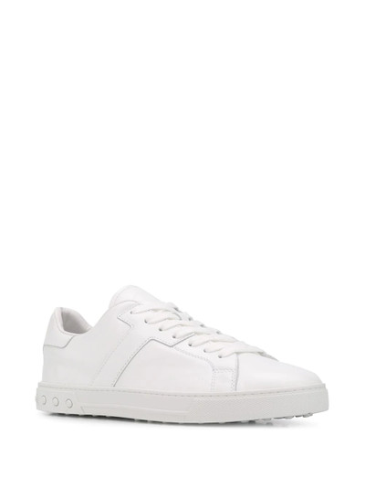 Tod's leather lace-up sneakers outlook