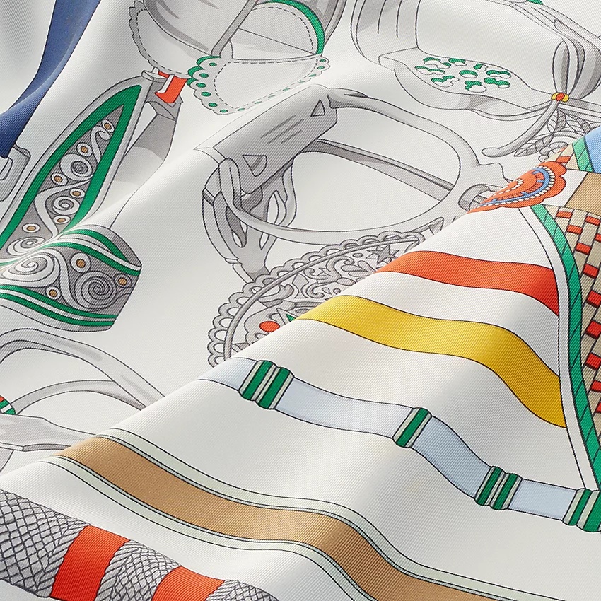 Concours d'Etriers wash scarf 90 - 3