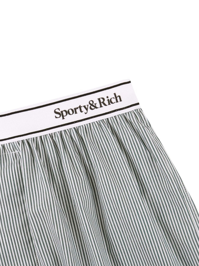 striped waistband shorts 3