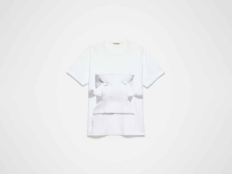 MENS GESTURE T-SHIRT IN WHITE 1