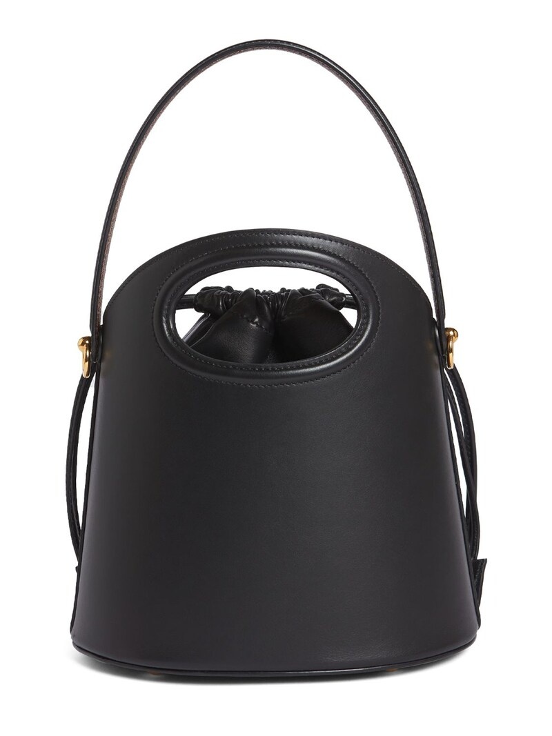 Medium Saturno leather top handle bag - 4