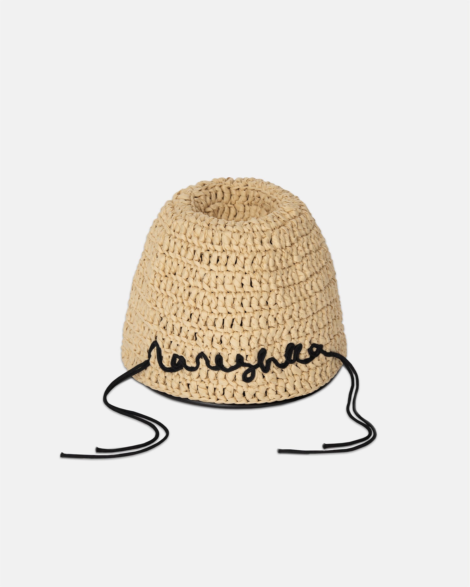 Raffia Bucket Hat - 1