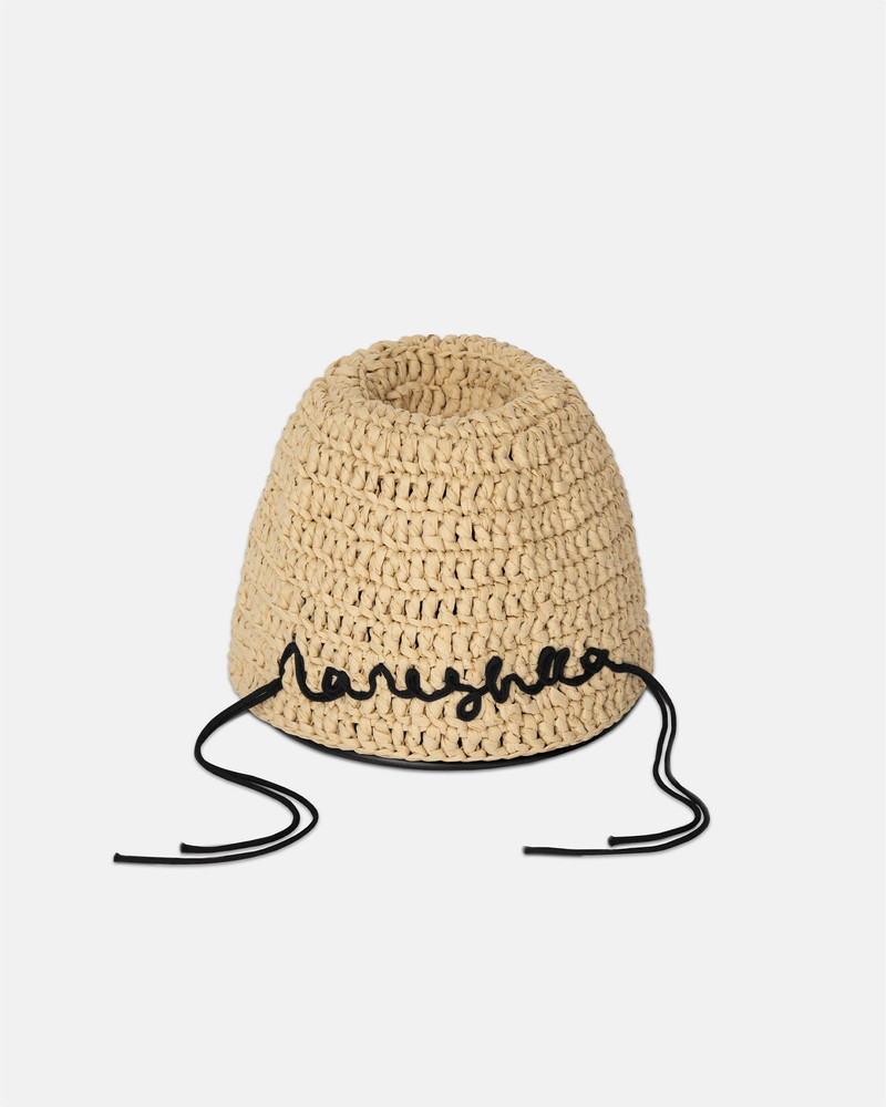 Raffia Bucket Hat 1