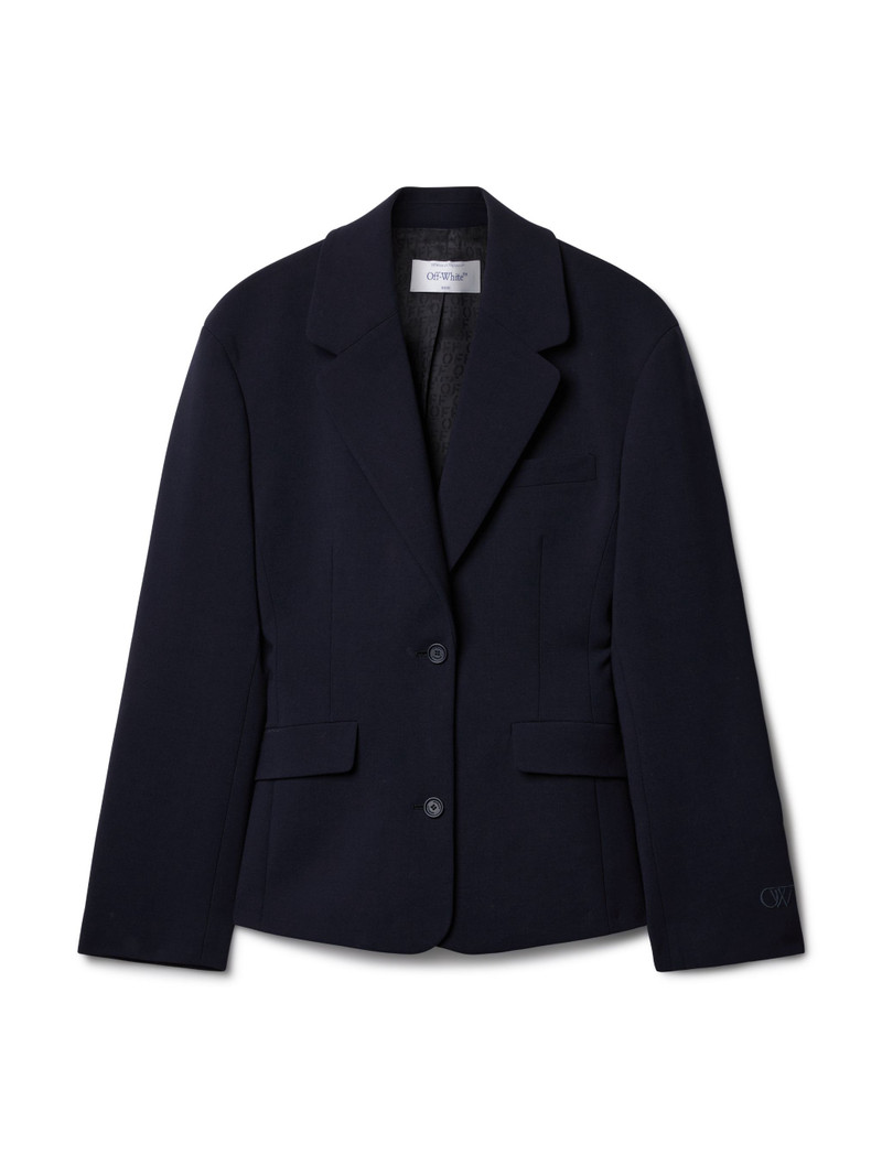 Stretch Wo Round Jacket Cobalt Blue Cob 1