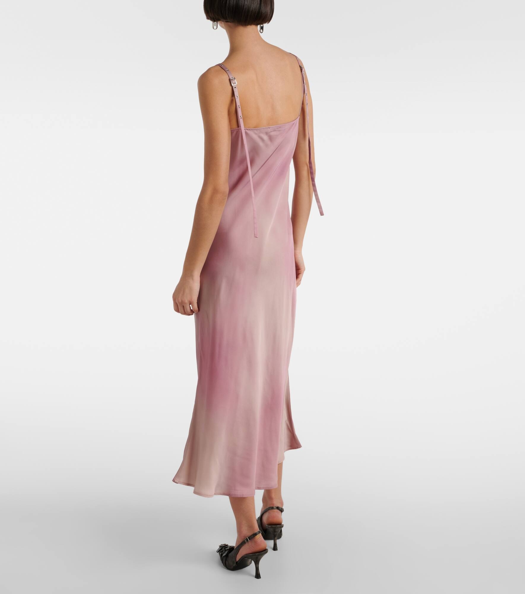 Satin slip dress - 3