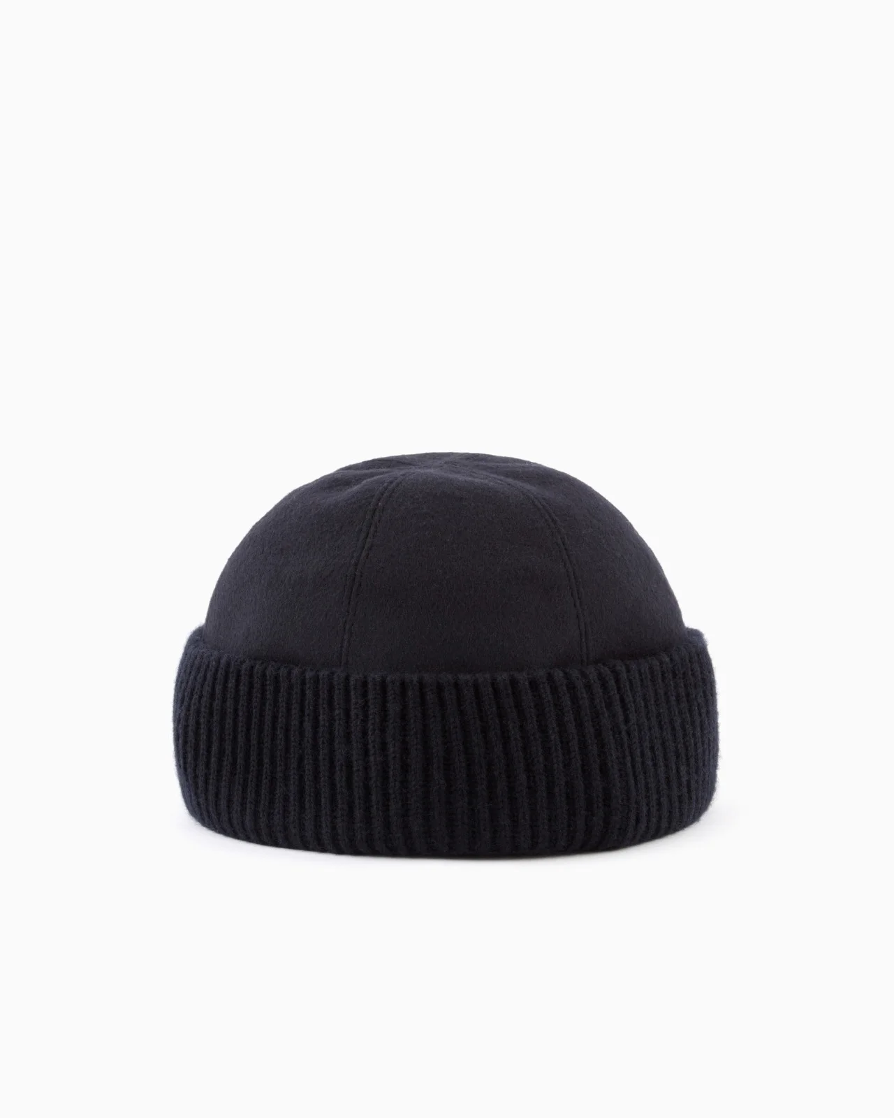 WOOL AND CASHMERE BEANIE HAT - 1