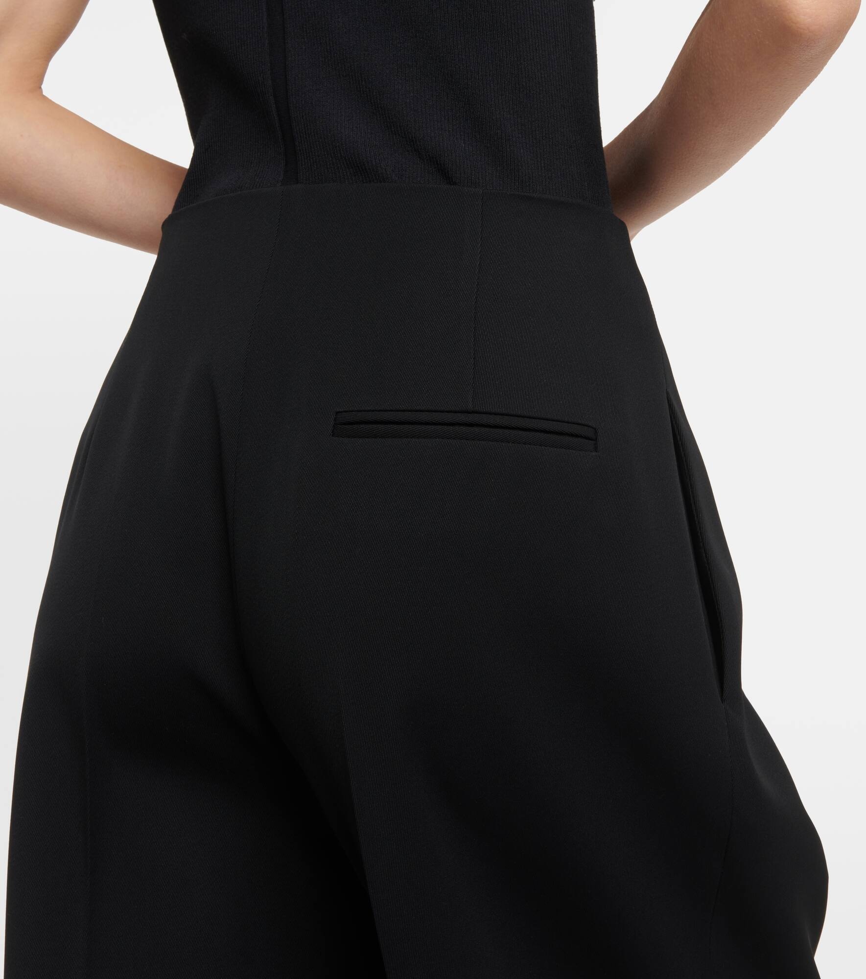 Lonan virgin wool wide-leg pants - 6