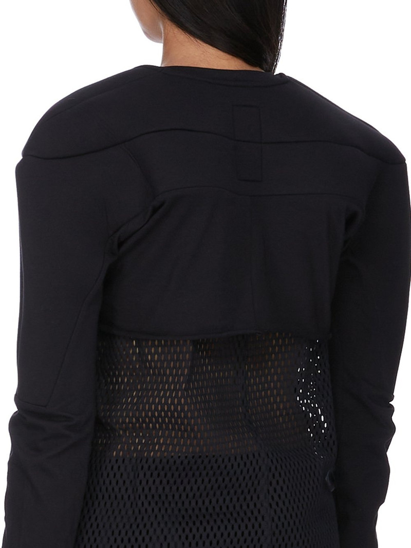 Black Champion Edition Girdered Cropped Harness T-shirt 5
