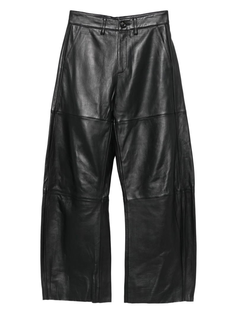 panelled-leather balloon trousers 1