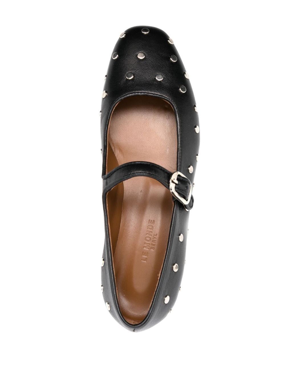 Mary Jane studded ballerina shoes - 4