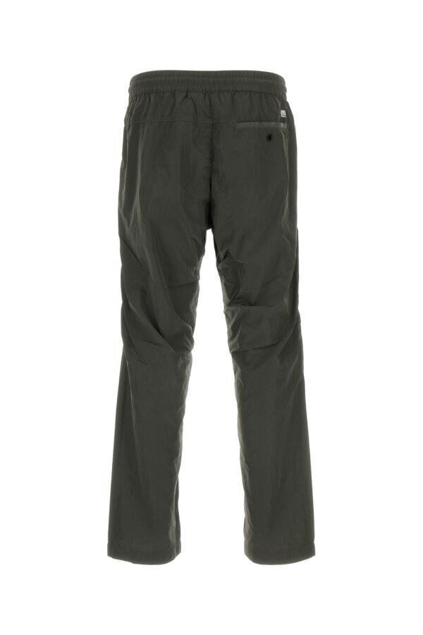 Army green nylon cargo pant - 2