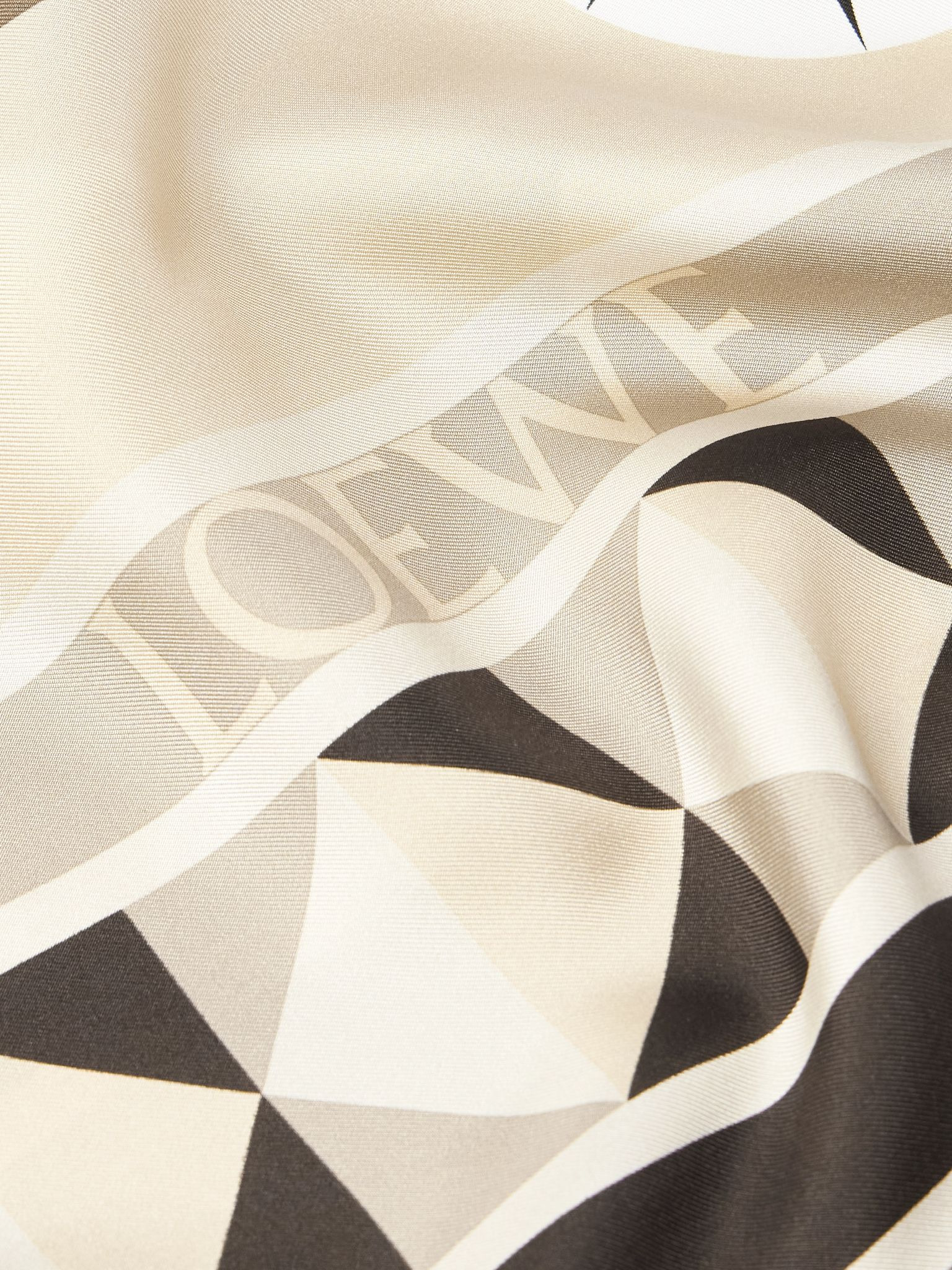 + Paula's Ibiza Oversized Camp-Collar Printed Silk-Twill Shirt Beige - 4
