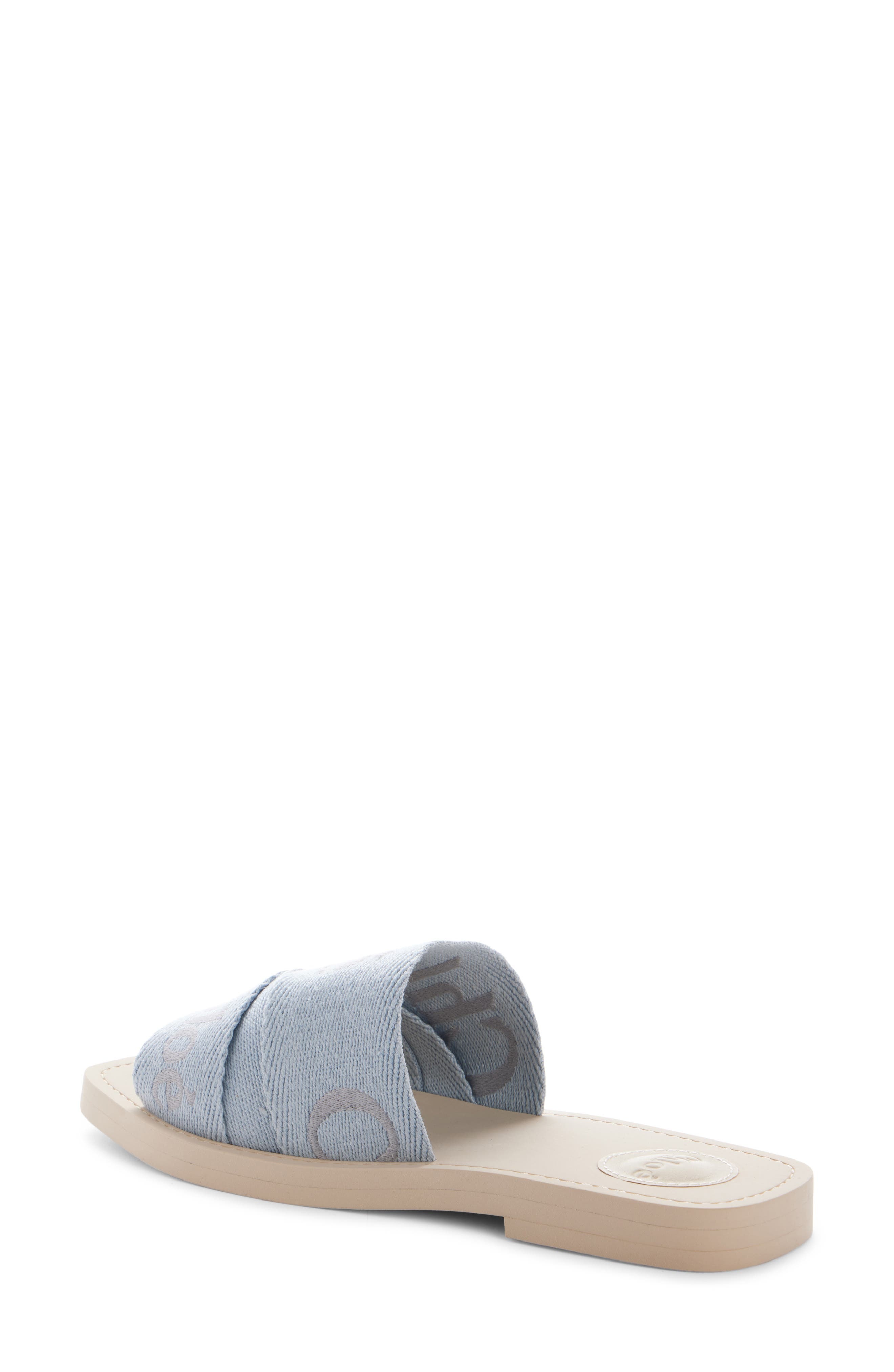 Chloé Woody Slide Sandal in Pearl Blue at Nordstrom - 2
