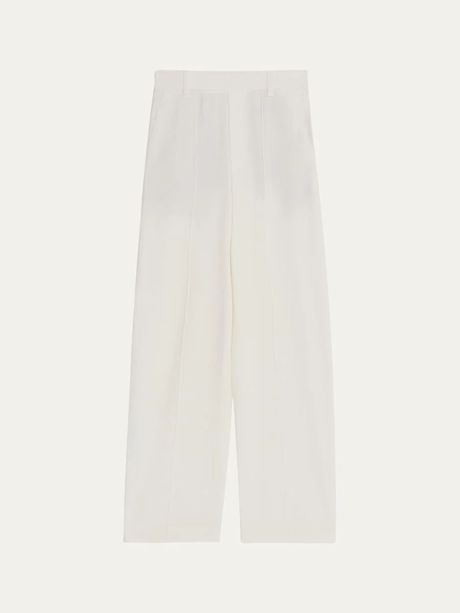 Joan High-Rise Pull-On Linen Pants - 1