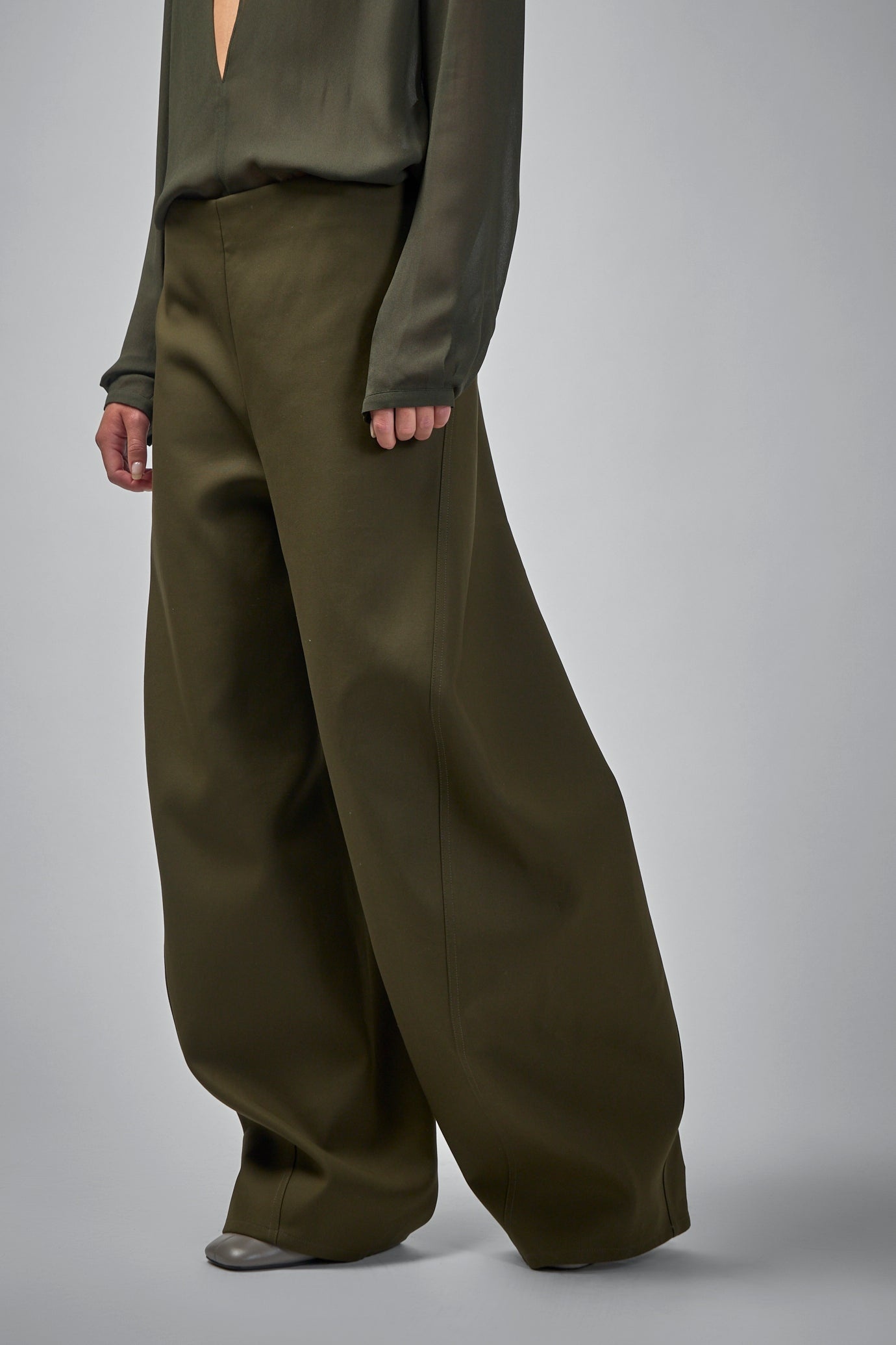 Double Cotton Round Pants - 4