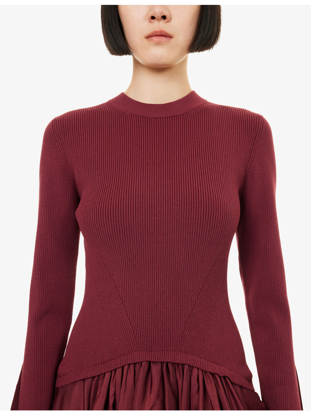 Kenlie Puffball Stretch-Woven Midi Dress - 5