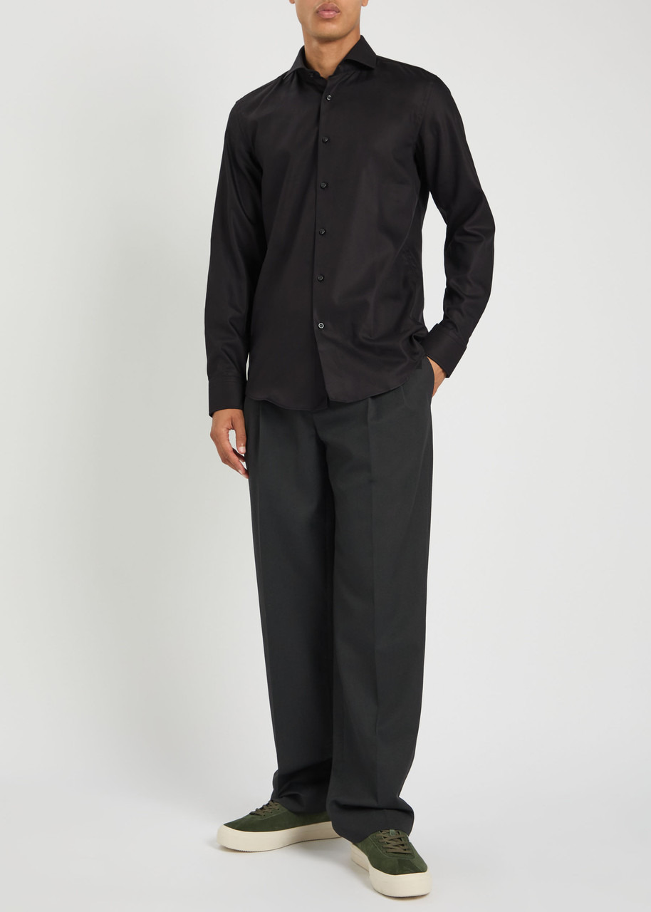 Boss Textured Woven Shirt - 5