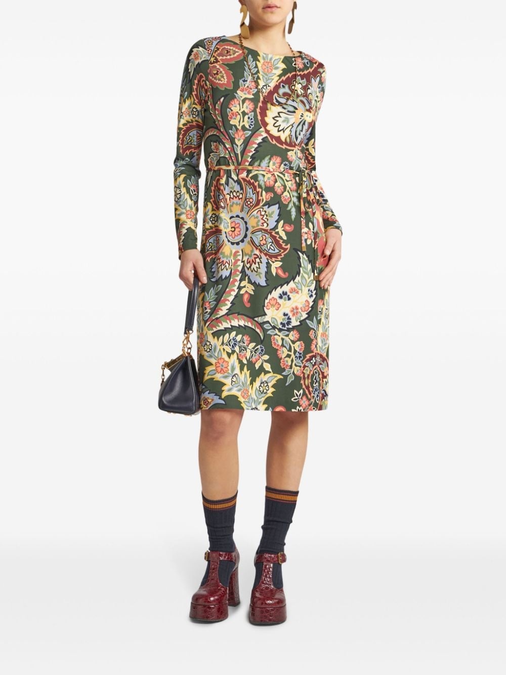 abstract pattern dress - 2