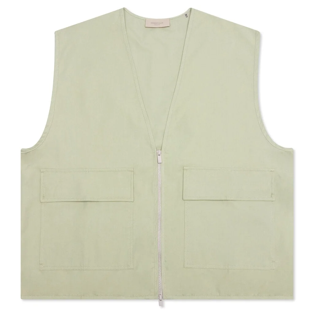 FEAR OF GOD ESSENTIALS WORK VEST - SEAFOAM - 1
