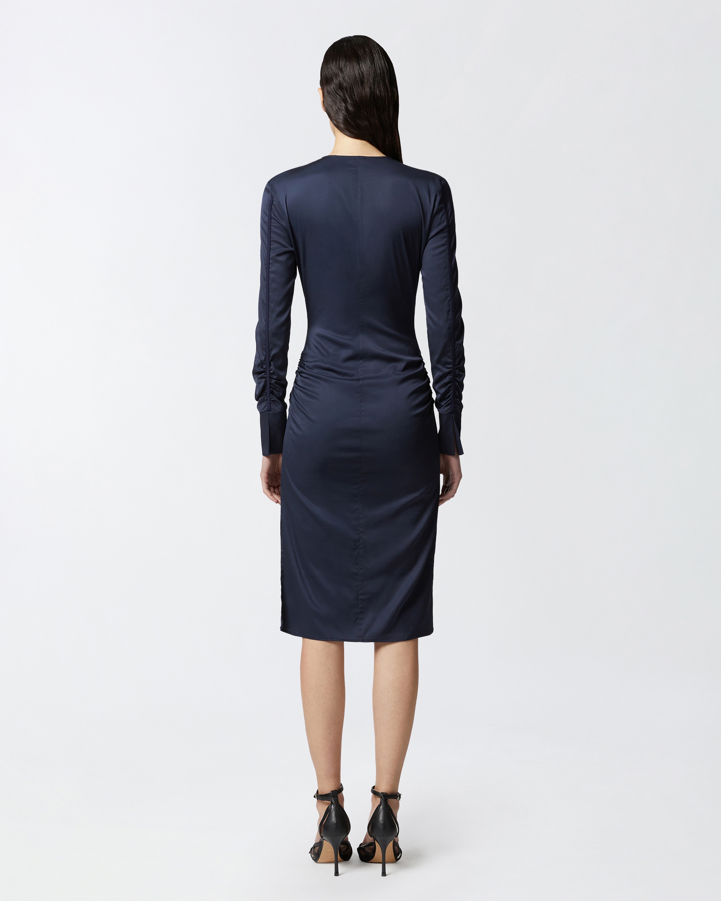 MIDI DRESS WITH METAL HOOKS - 4