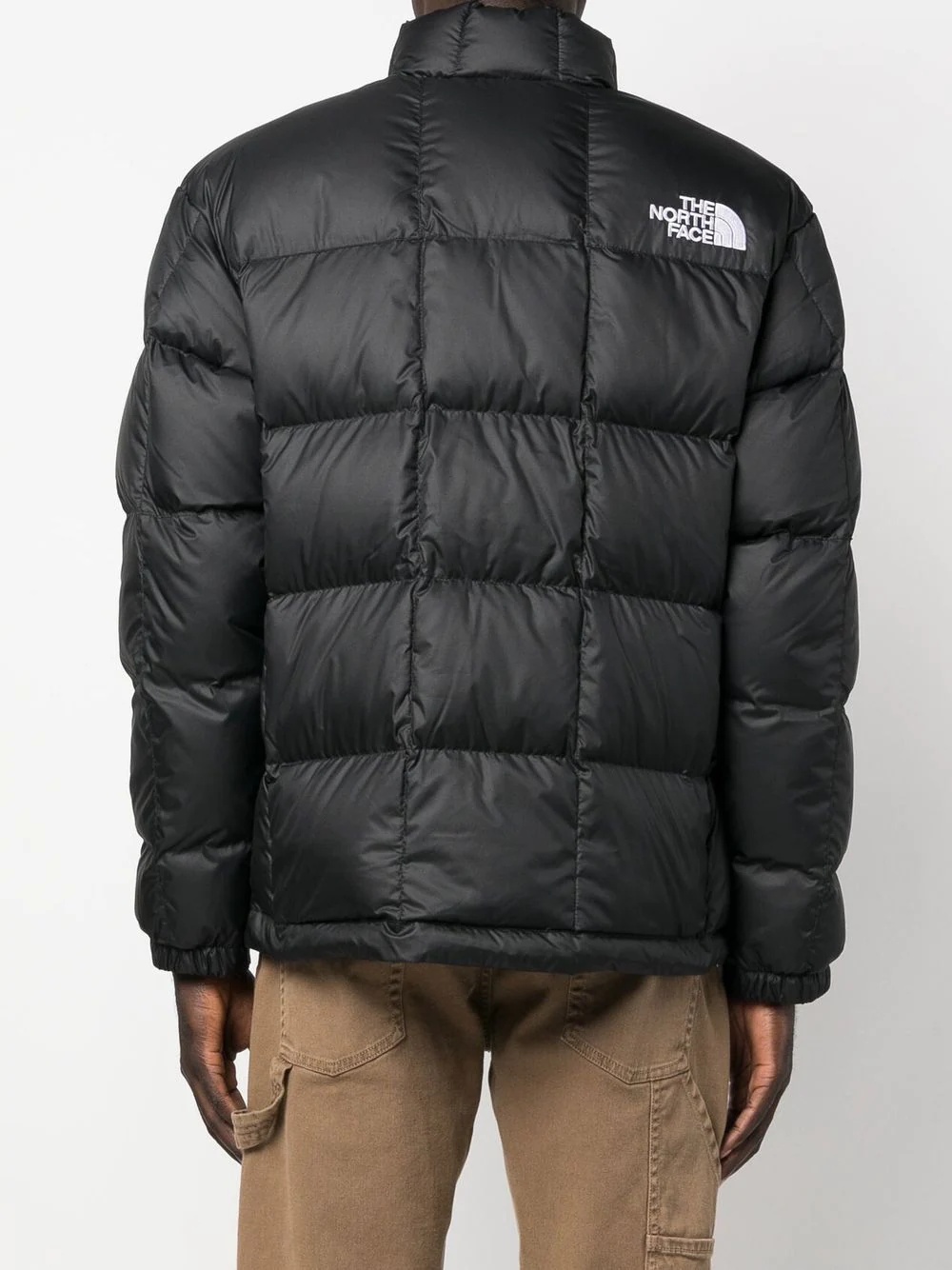 padded feather-down jacket - 4