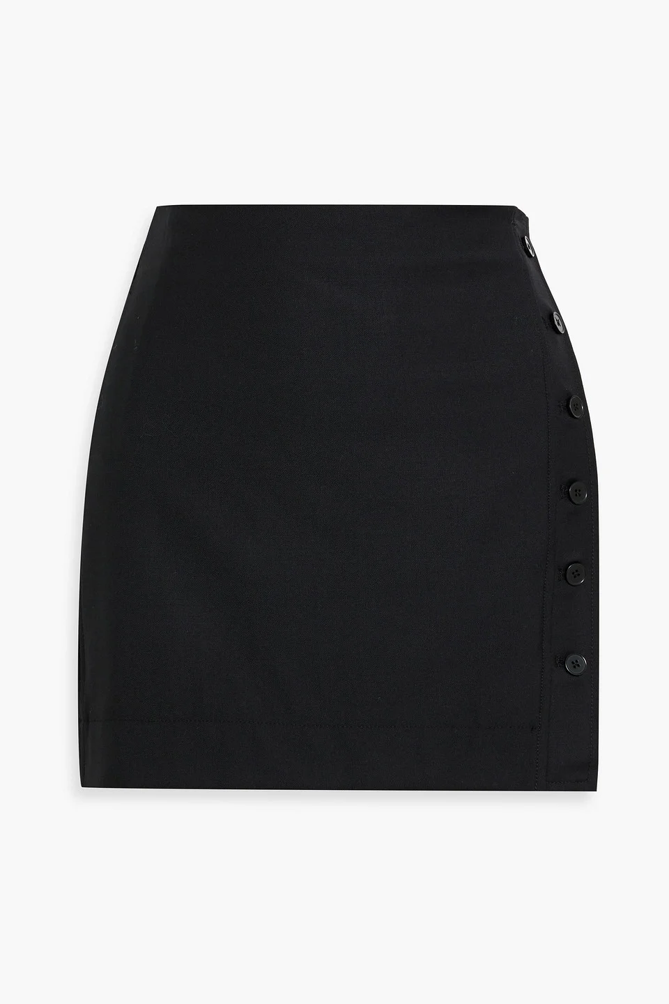 Mahaz wool-twill mini wrap skirt - 1