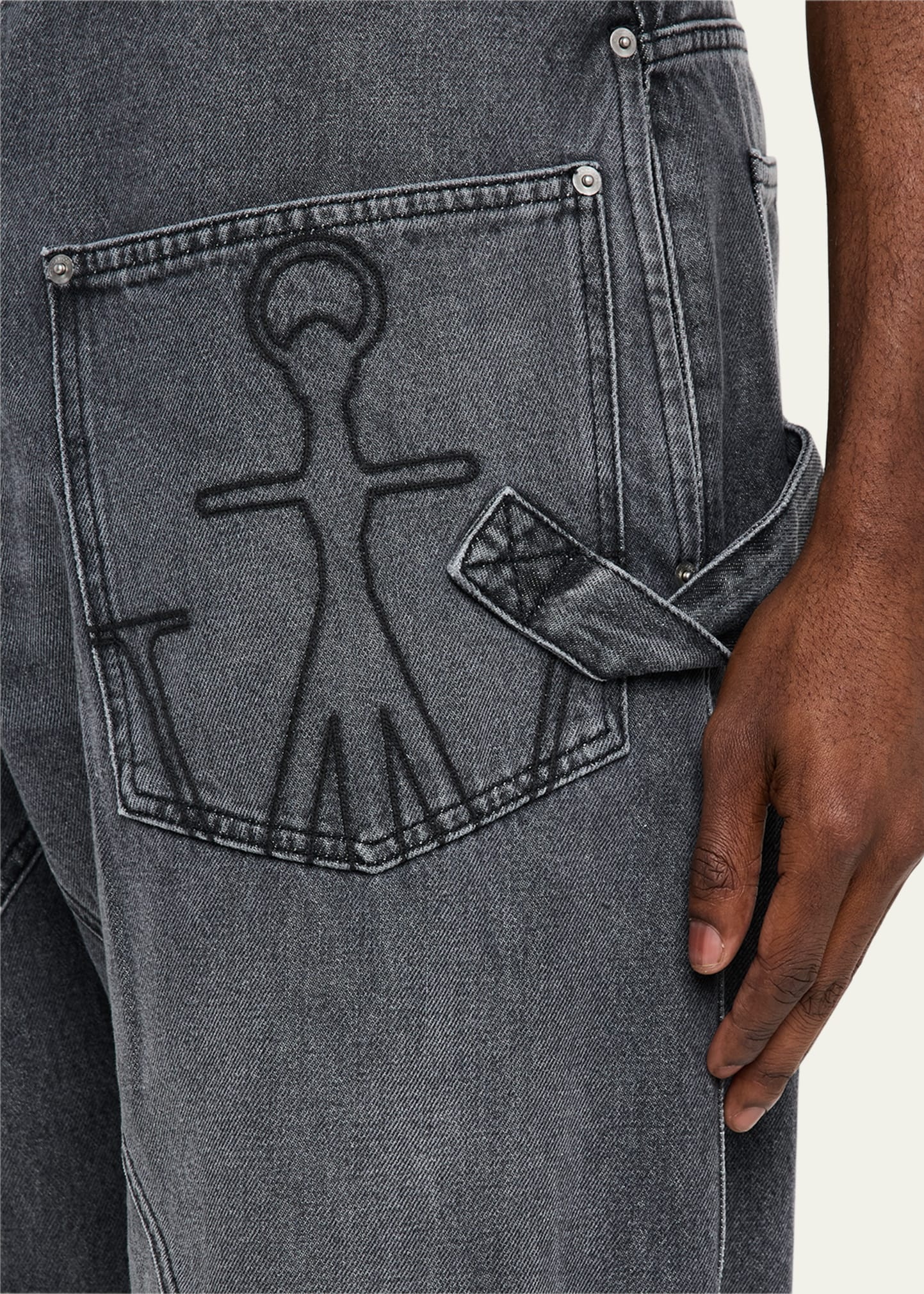 Men's Twisted Workwear Jeans - 5