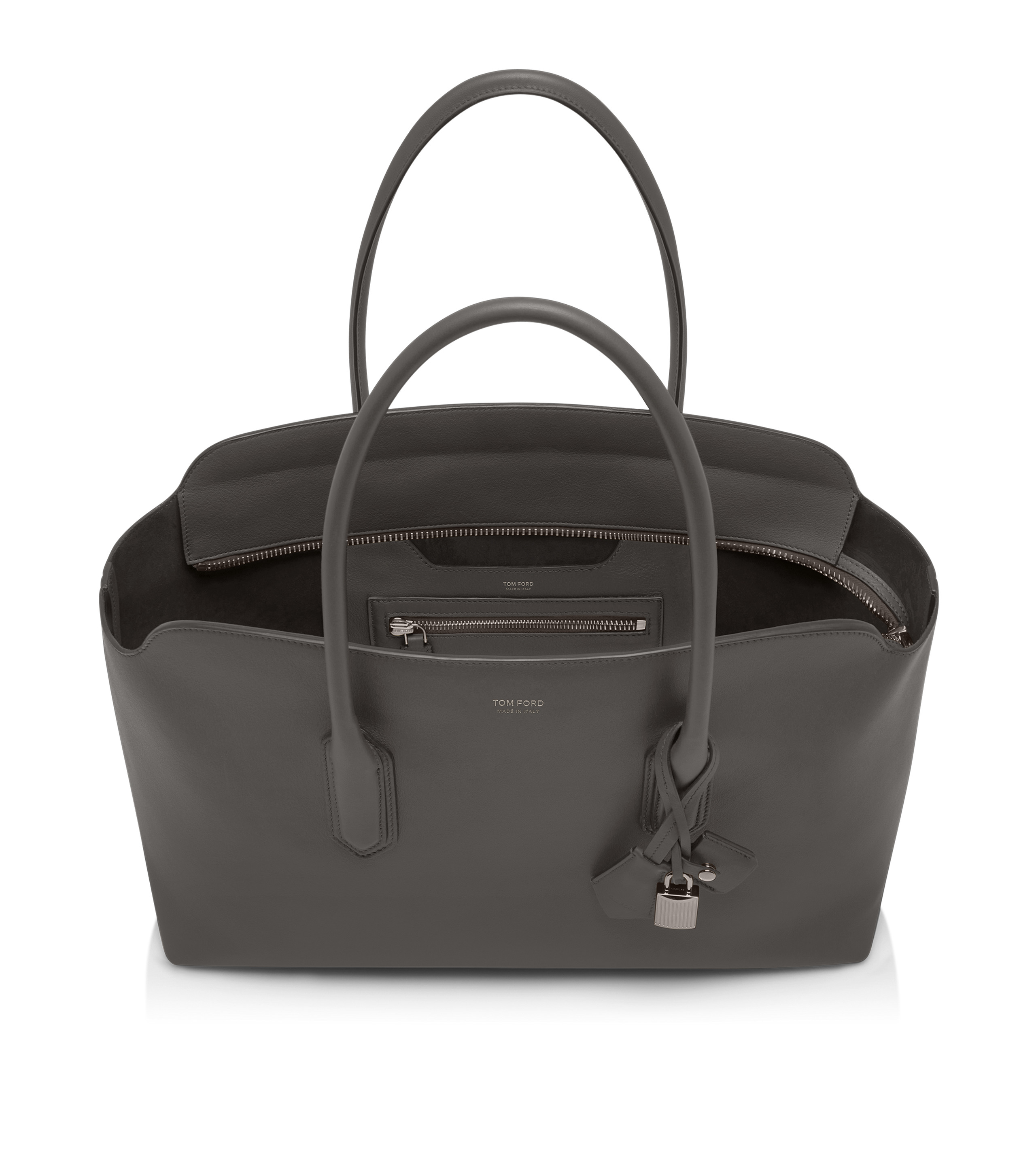 NATURAL GRAIN LEATHER ALEXANDER LARGE SHOULDER BAG - 4
