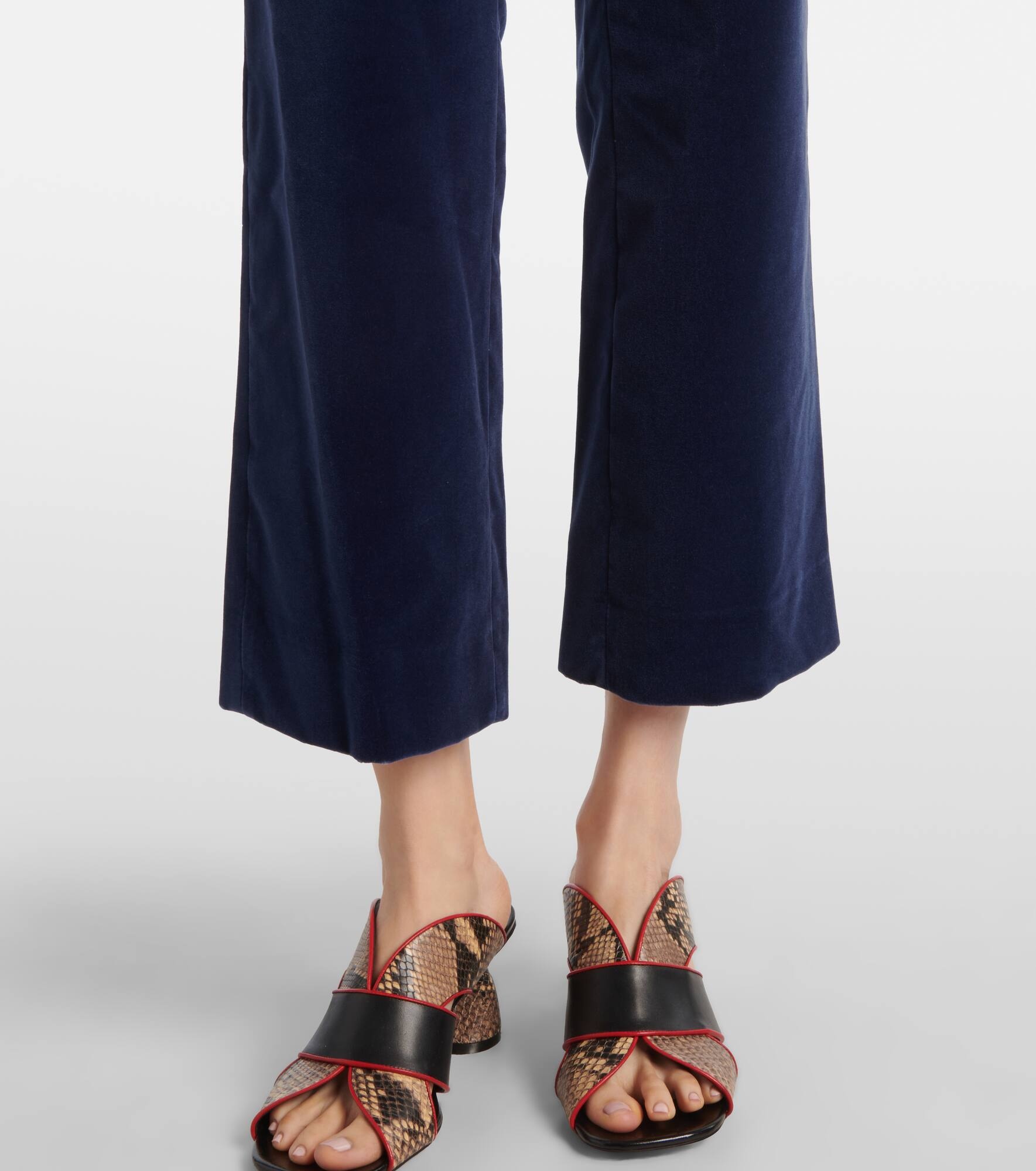 Jealousy Morelia velvet flared pants - 5
