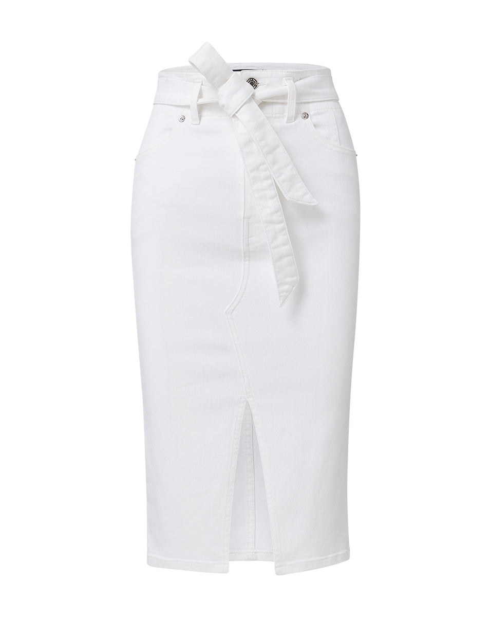 NAZIA DENIM PENCIL SKIRT - 1