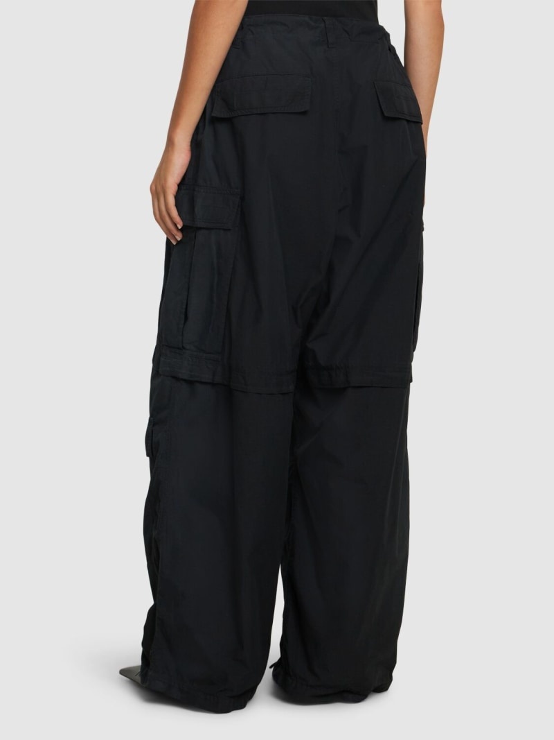 Large cotton cargo pants - 3