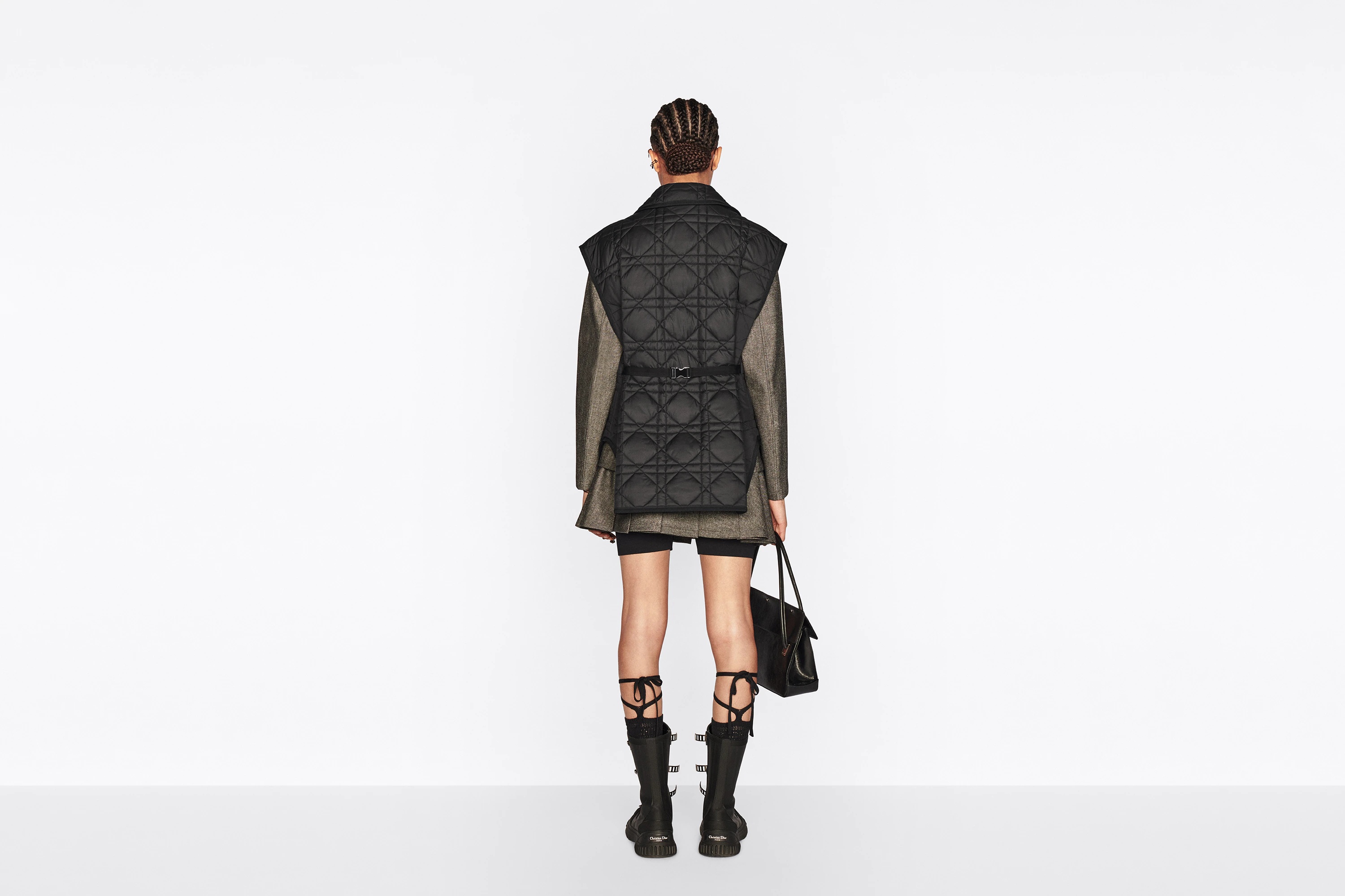 Macrocannage Belted Vest - 7