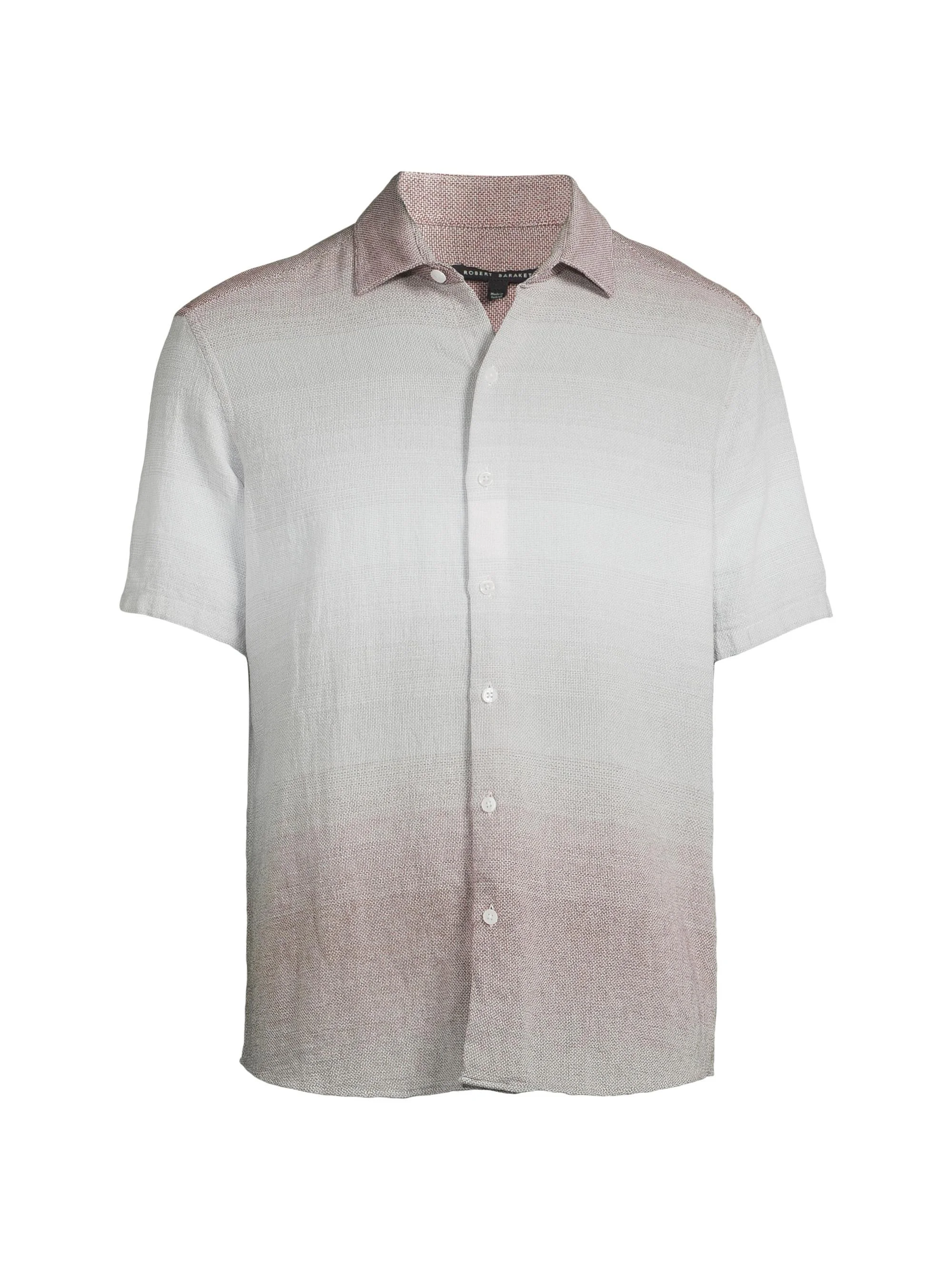 Men's Tiffin Cotton Button-Front Shirt - Purple - 1