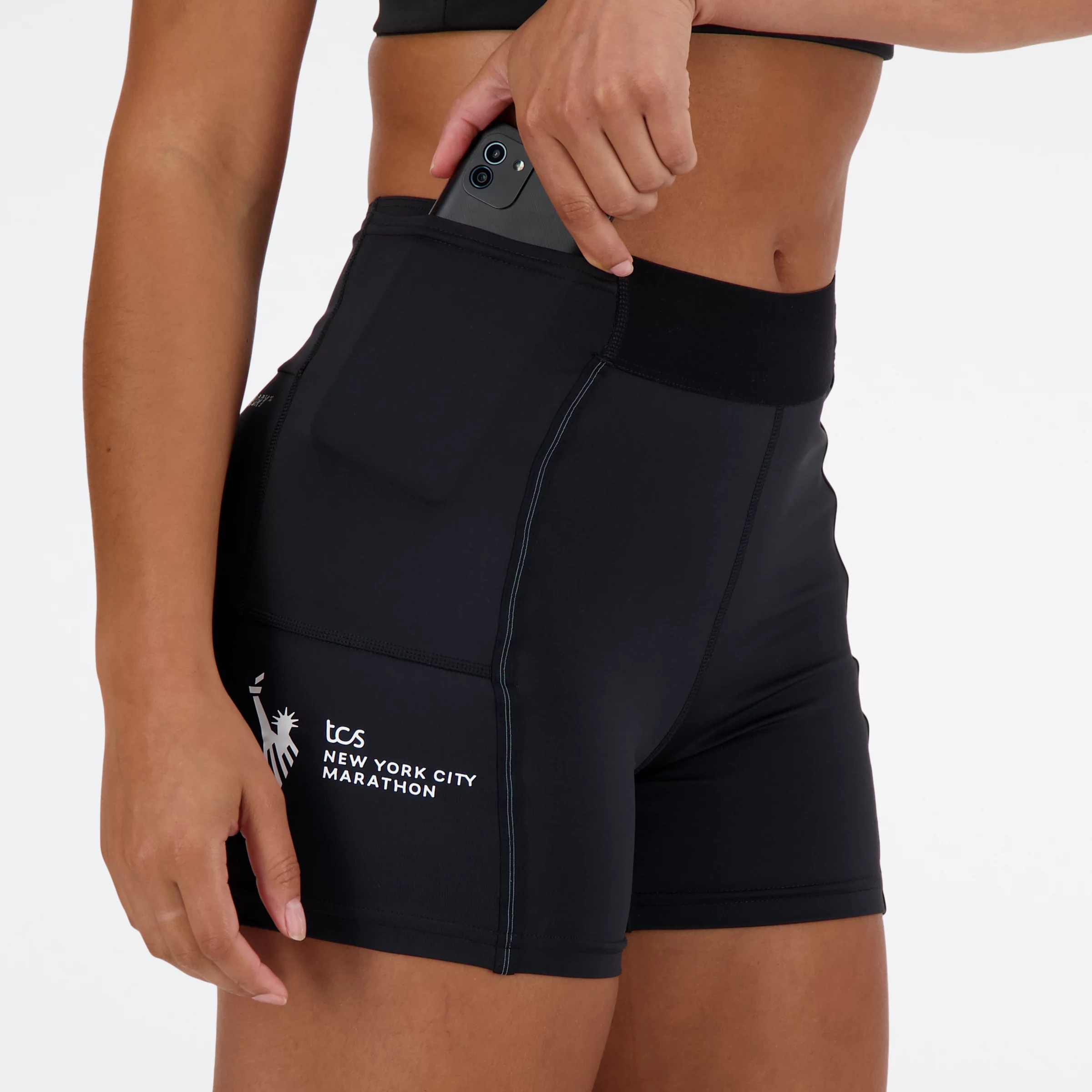 NYC Marathon Q Speed Shape Shield Fitted Short - 4