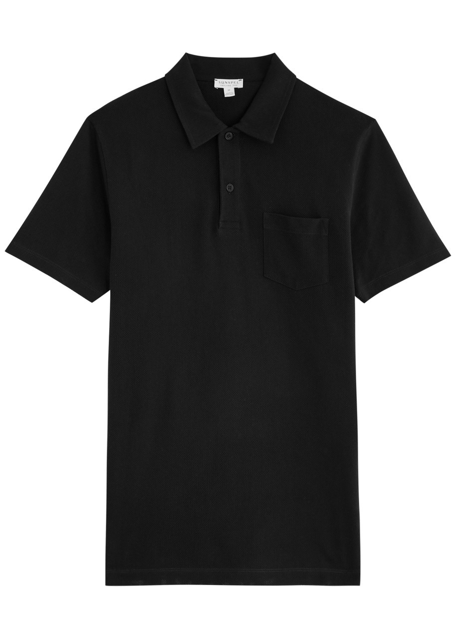 Riviera piqué cotton polo shirt - 6