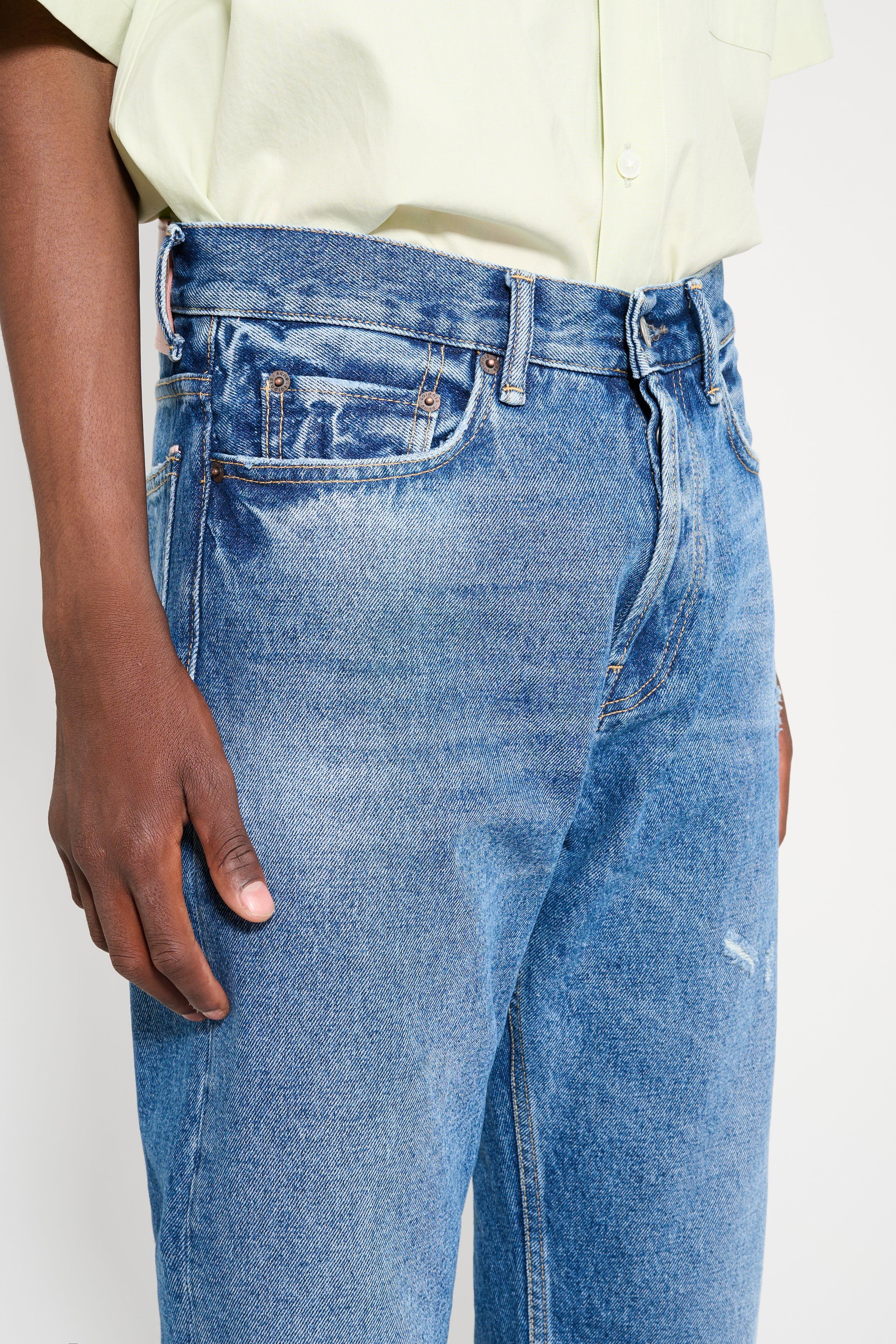 ACNE STUDIOS 2010M JEANS VINTAGE BLUE - 4